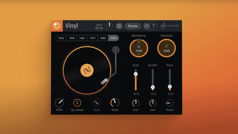iZotope Vinyl Plugin
